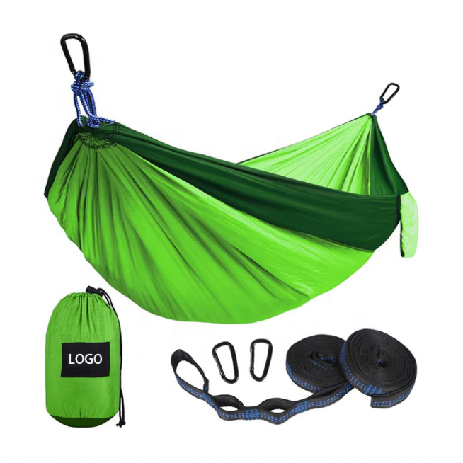 Durable 210T Nylon Outdoor Portable Hammock With carry bag