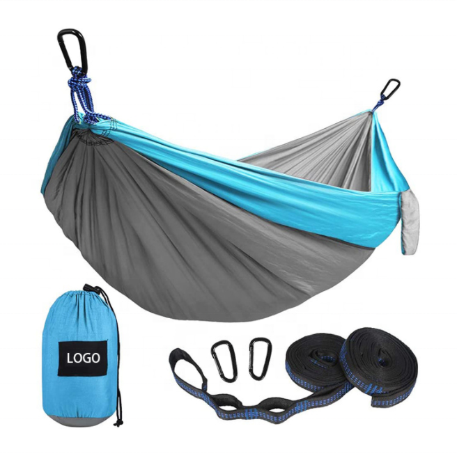 Durable 210T Nylon Outdoor Portable Hammock With carry bag