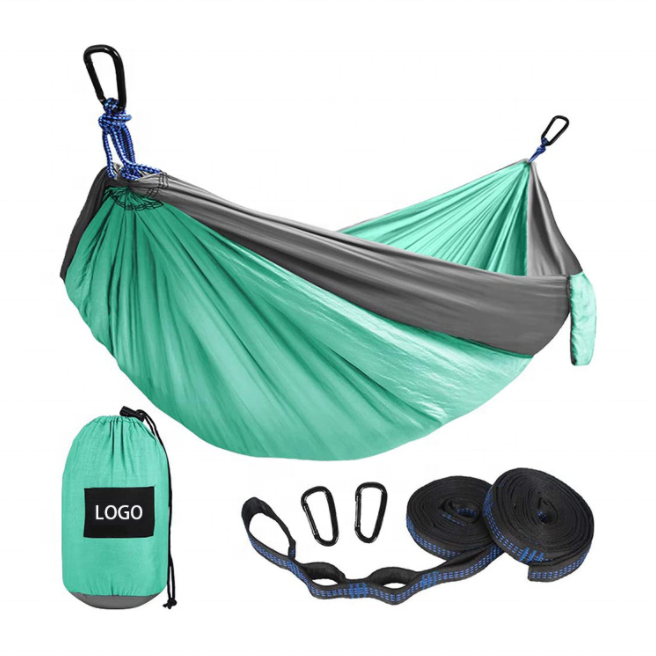 Durable 210T Nylon Outdoor Portable Hammock With carry bag