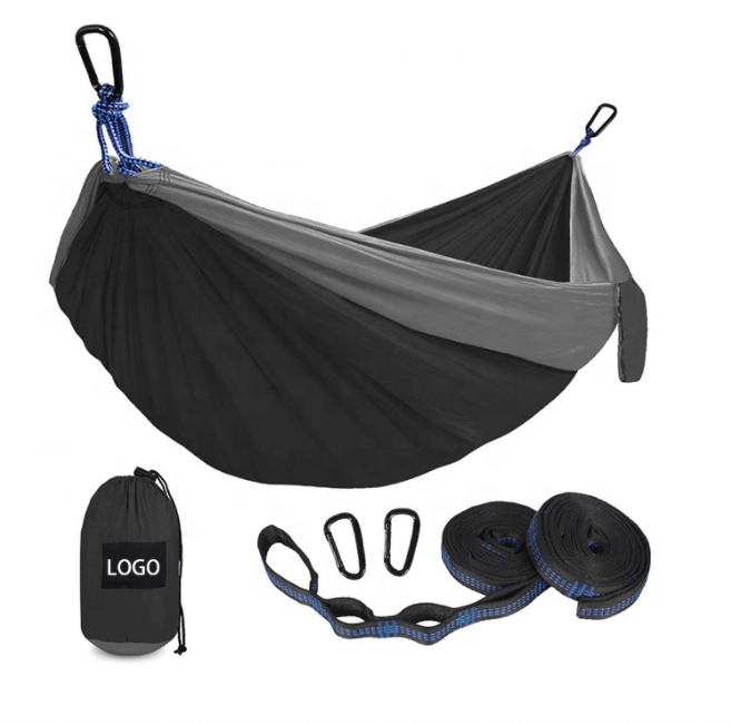 Durable 210T Nylon Outdoor Portable Hammock With carry bag