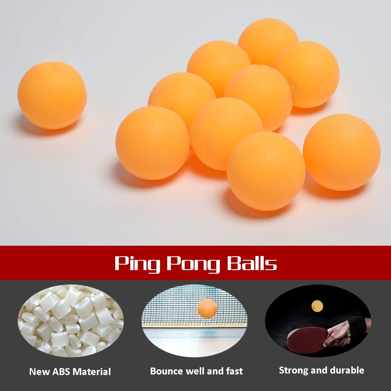 Competition Training Custom Pingpong Balls 5 Star Plastic 4 star Cheap Professional 3 Star Pingpong Balls