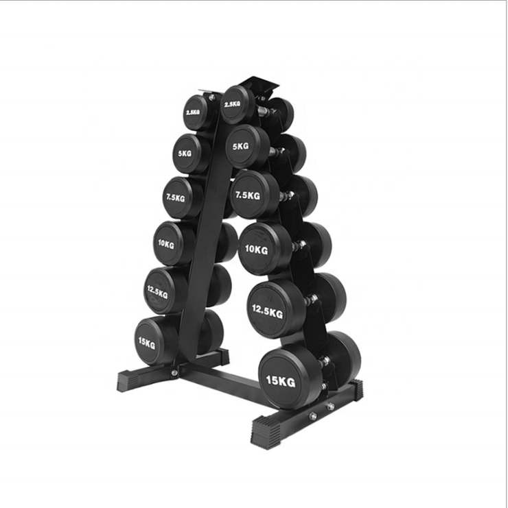 Wholesale Sturdy Commercial Home Multilevel Weight Storage Dumbbell Rack