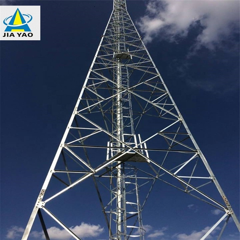 45 Meter Angle Steel Lattice Self Supporting Communication Isp Internet Service Provider 4G 5G Towers