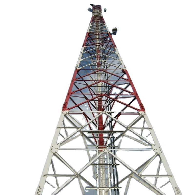 45 Meter Angle Steel Lattice Self Supporting Communication Isp Internet Service Provider 4G 5G Towers