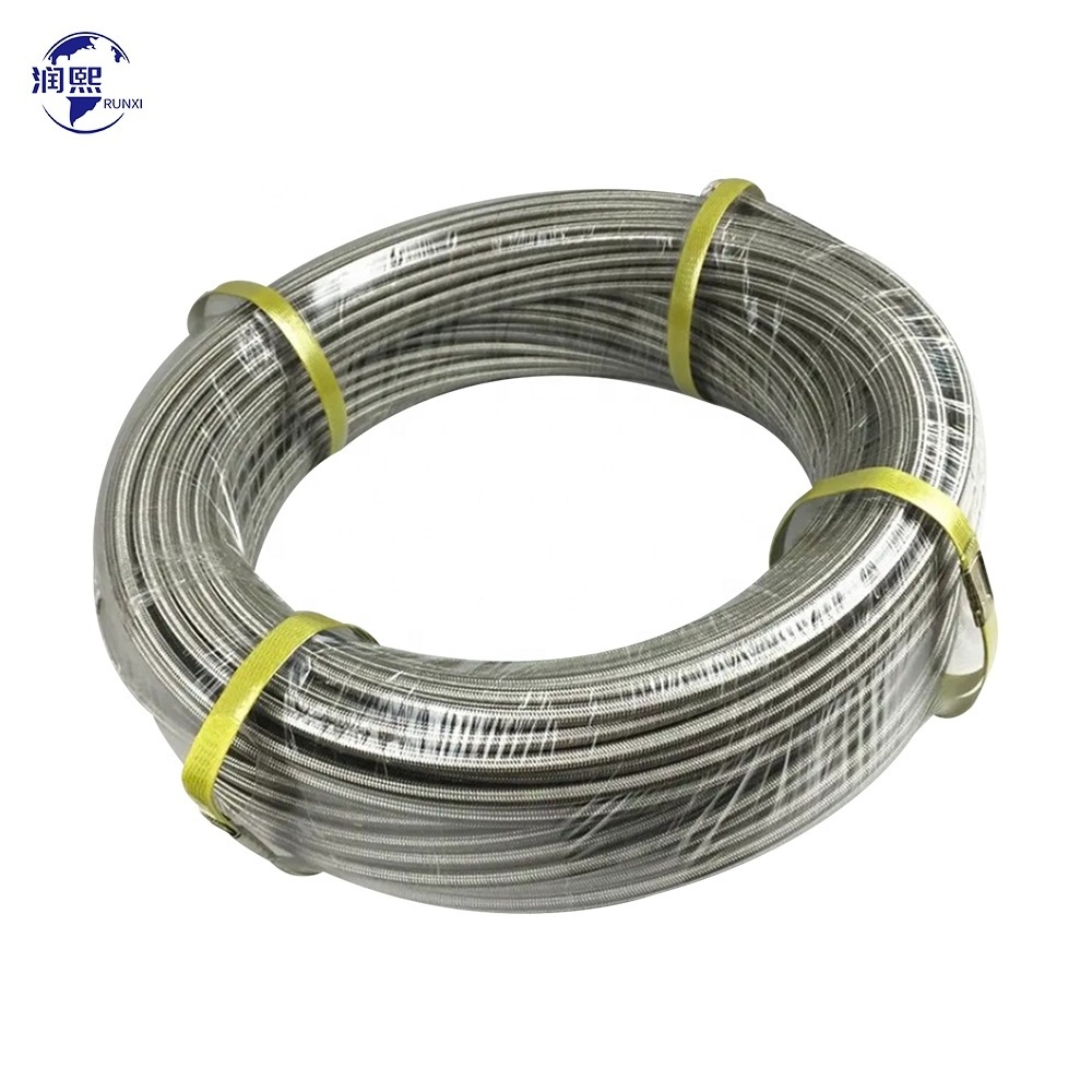 SAE 100 R14 PVC High Pressure Temp Hydraulic Tube SS304/306 Wire Braided 1.5 Inch With Fitting Metal Rubber PTFE Hose Pipe