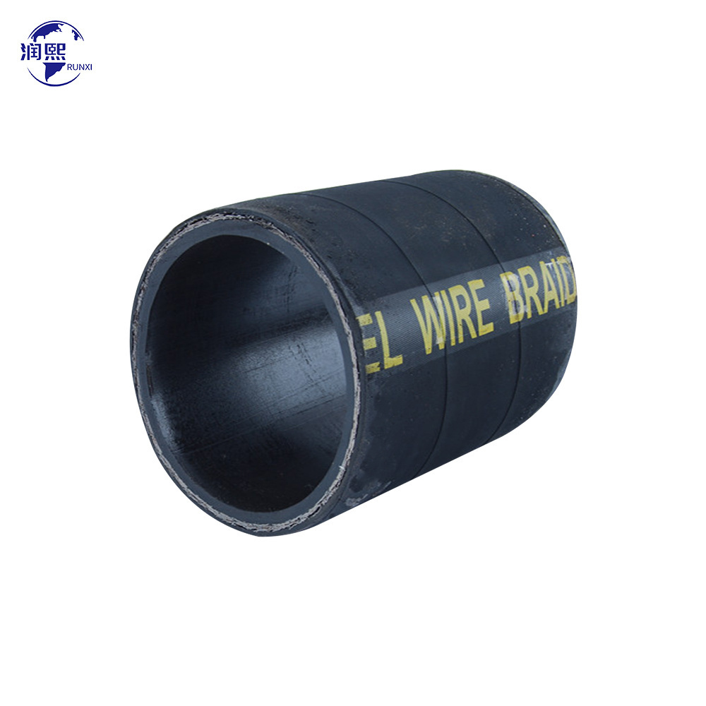 1/2 Inch Flexible Braided Reinforced Fuel Oil Excavator  SAE1OO R1 Rubber Hydraulic Hose