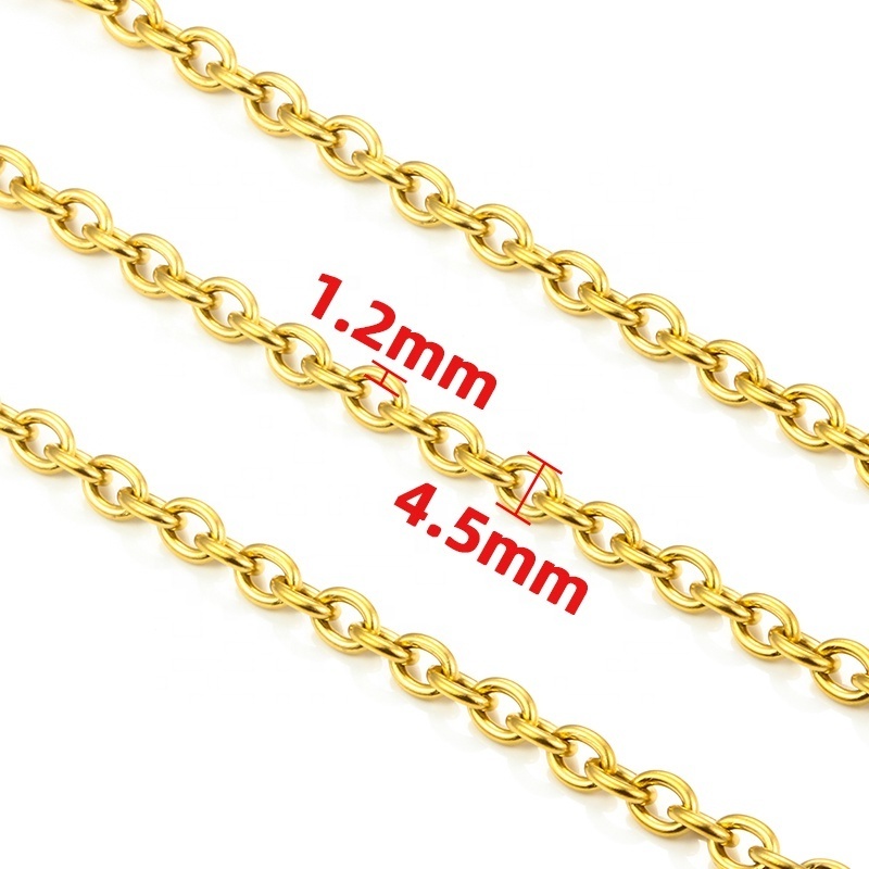 Wholesale Designer Price Necklace Chain Stainless Steel Charms For Diy Bracelets Finding Jewelry Making