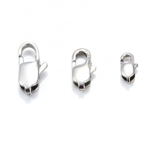 Stainless Steel Lobster Clasp Claw Plated for DIY Jewelry Making Findings Supplies for Bracelet Necklace Chain