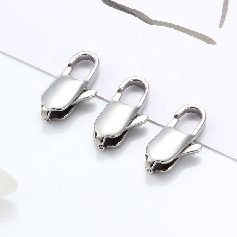 Stainless Steel Lobster Clasp Claw Plated for DIY Jewelry Making Findings Supplies for Bracelet Necklace Chain