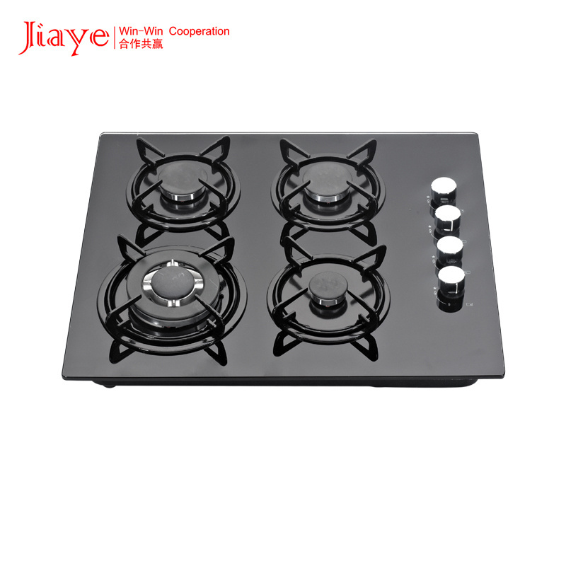 Fashion attractive design OEM 4 burners glass table camping gas hob stove stand