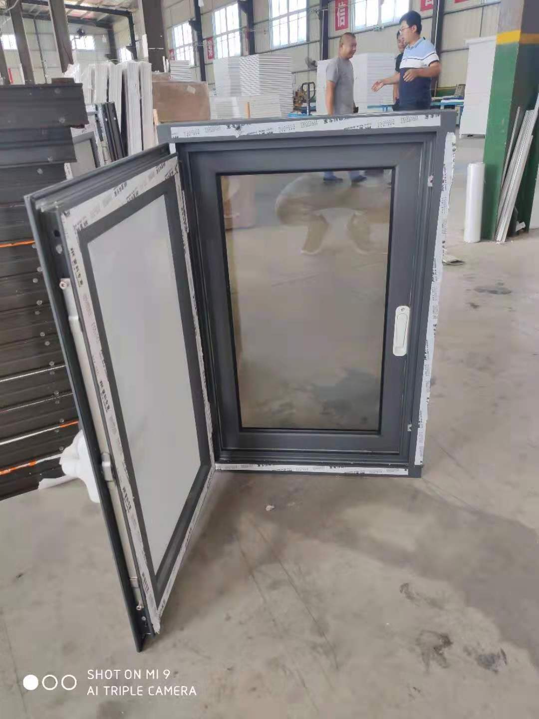 wholesale anti theft aluminum casement windows with security stainless steel screen