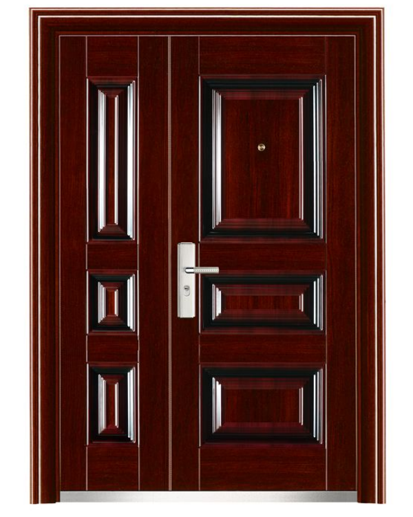 French style high quality one and half steel door security main door design steel door