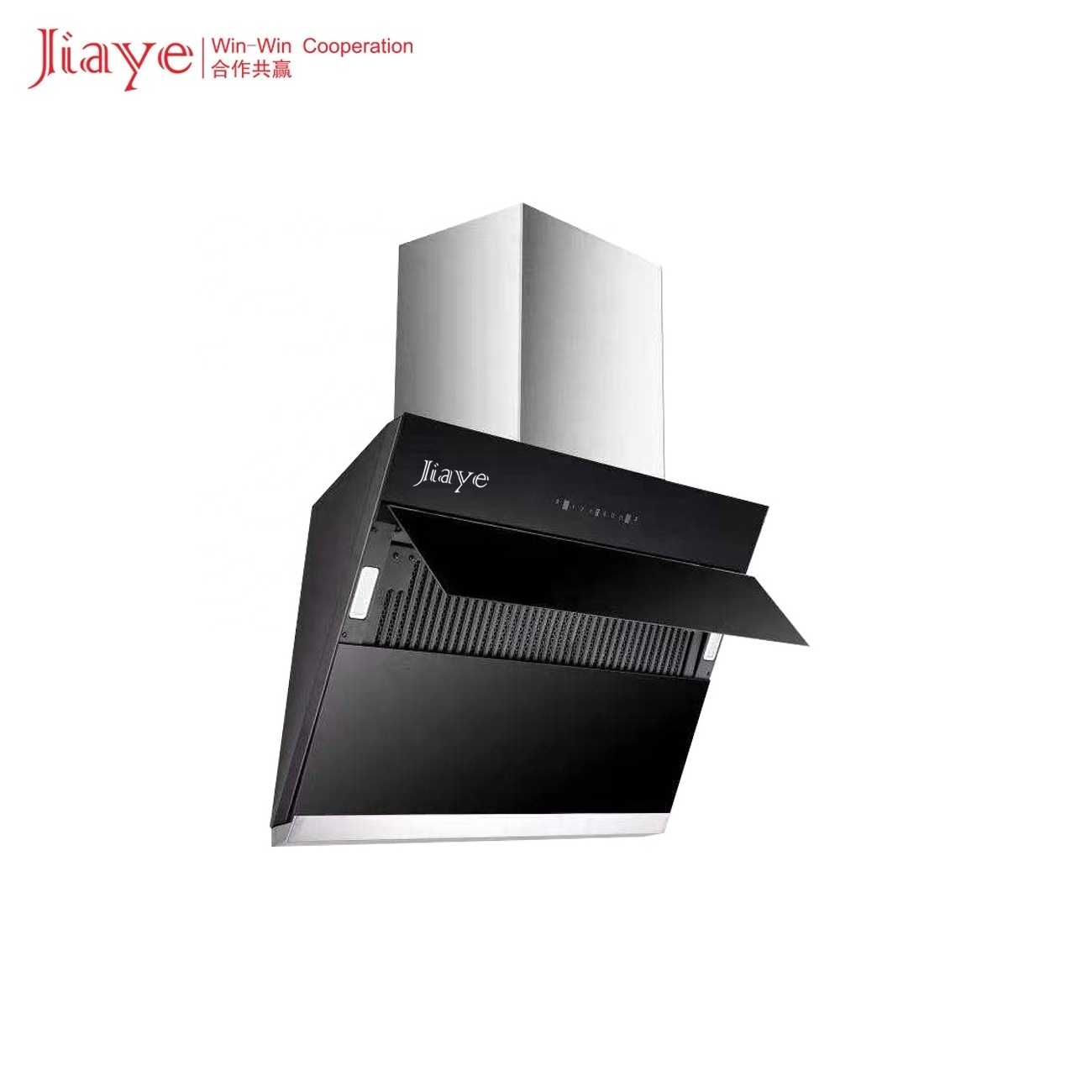 900mm Side Big Suction Hood 1400m3/hr Chimney Stainless Steel Exhaust 180W Cooking Range Hoods for Kitchen Appliance