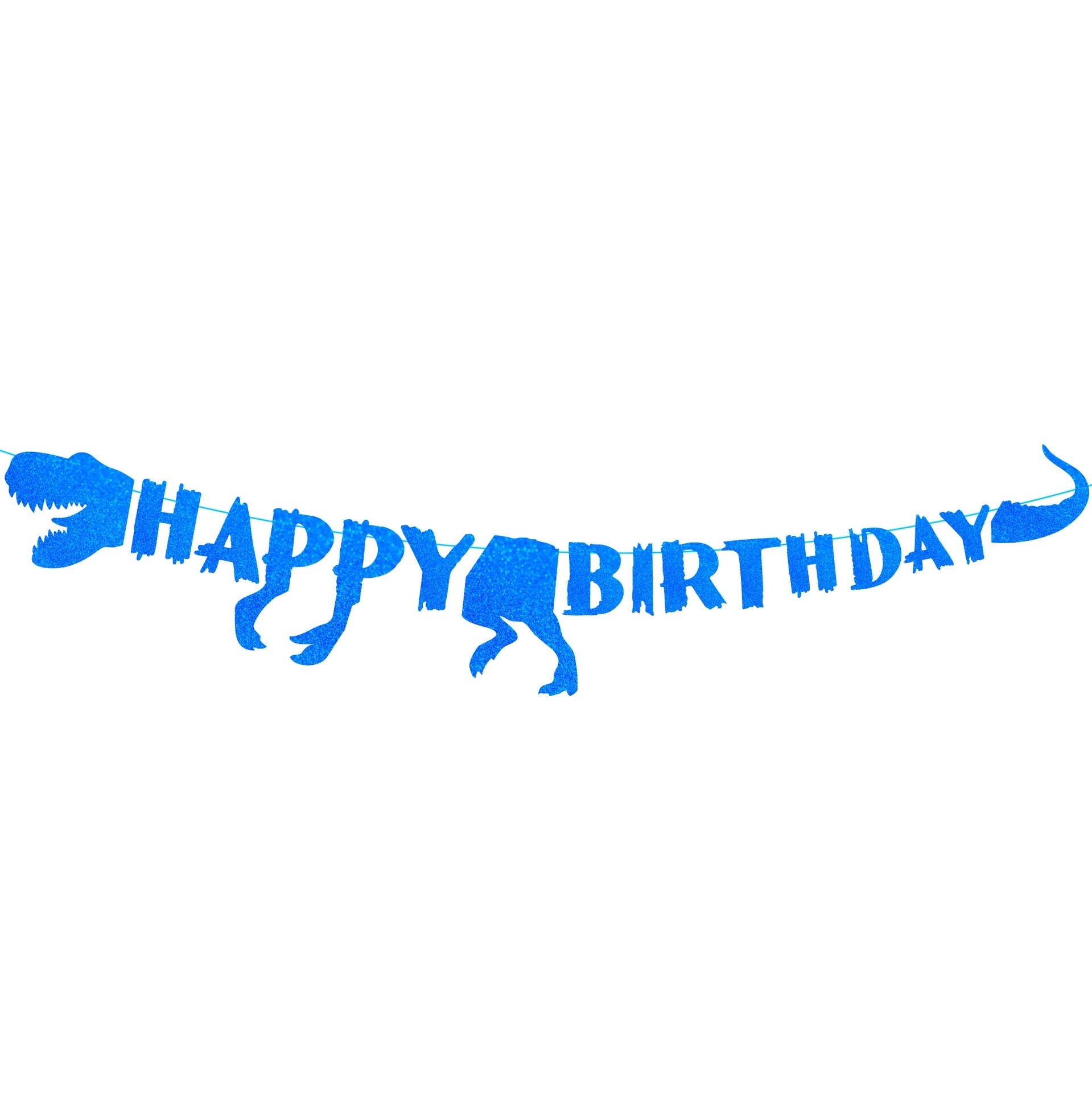 Dinosaur birthday party decorations Dinosaur Happy birthday banner for kid's dino theme party supplies