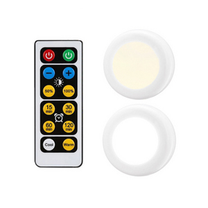 Remote control led night light lamp warm &  cool white mini led cabinet light