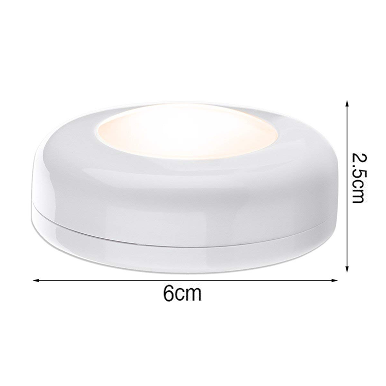 Remote control led night light lamp warm &  cool white mini led cabinet light