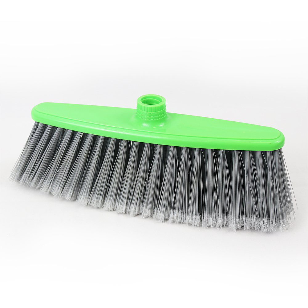 wholesale custom fashion plastic floor flower brooms heavy duty outdoor broom head for home