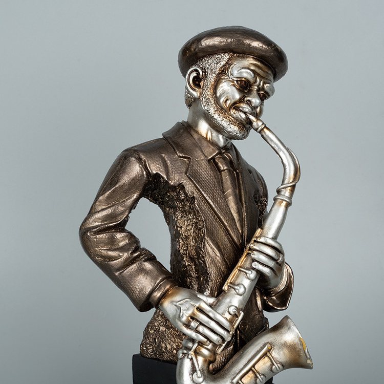 Jiayi Resin Interior Accessories Home Decoration Musician Figurines Statues Musician Gift Home Decor Figurines