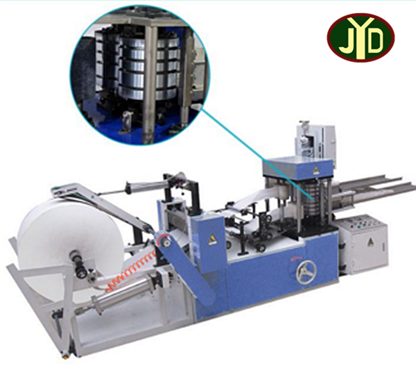 Qinyang Paper Napkin Printing And Embossing Machine/Automatic color-printing napkin tissue folding machine