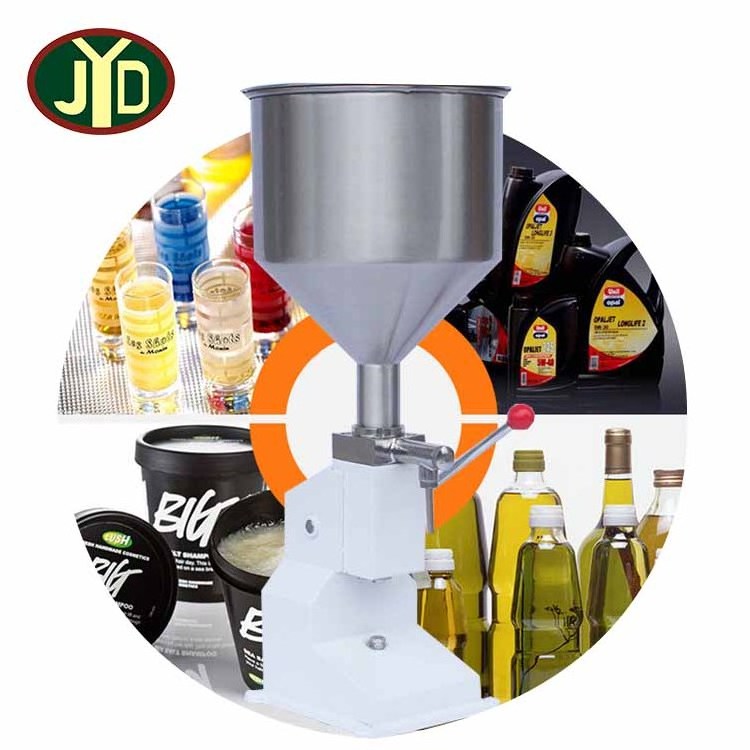 JYD Desktop A03 Manual Liquid Paste Filling Machine Single Head Hand Creams Toothpaste Skincare Oil Milk Dispenser