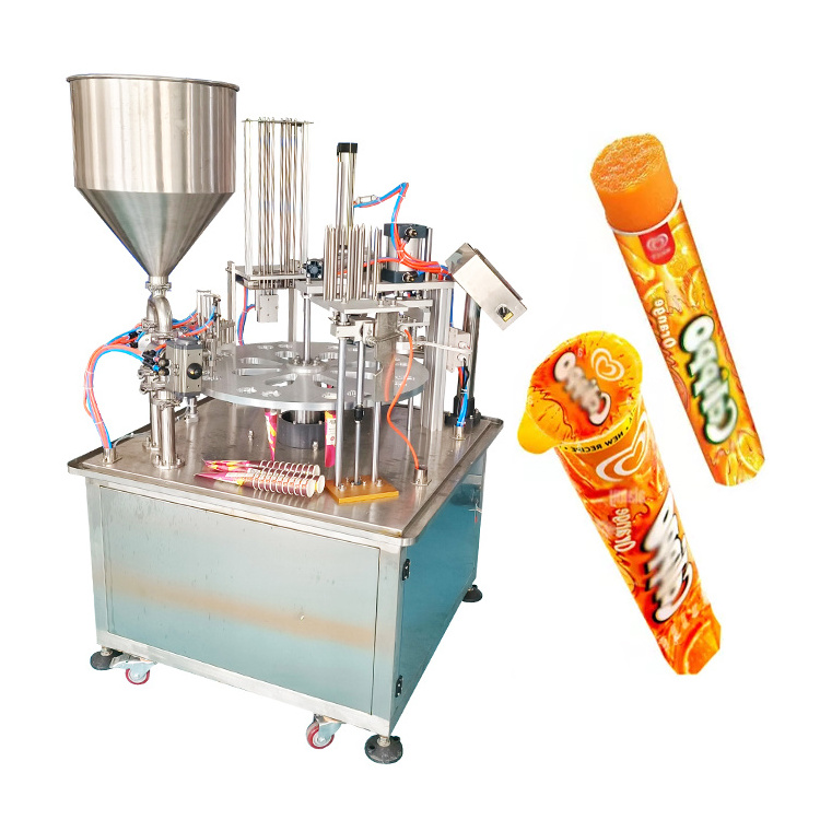 Hot Sale Automatic Calippo Ice Pop Filling Packing Machine Ice Lolly Tube Filling Packing Machine