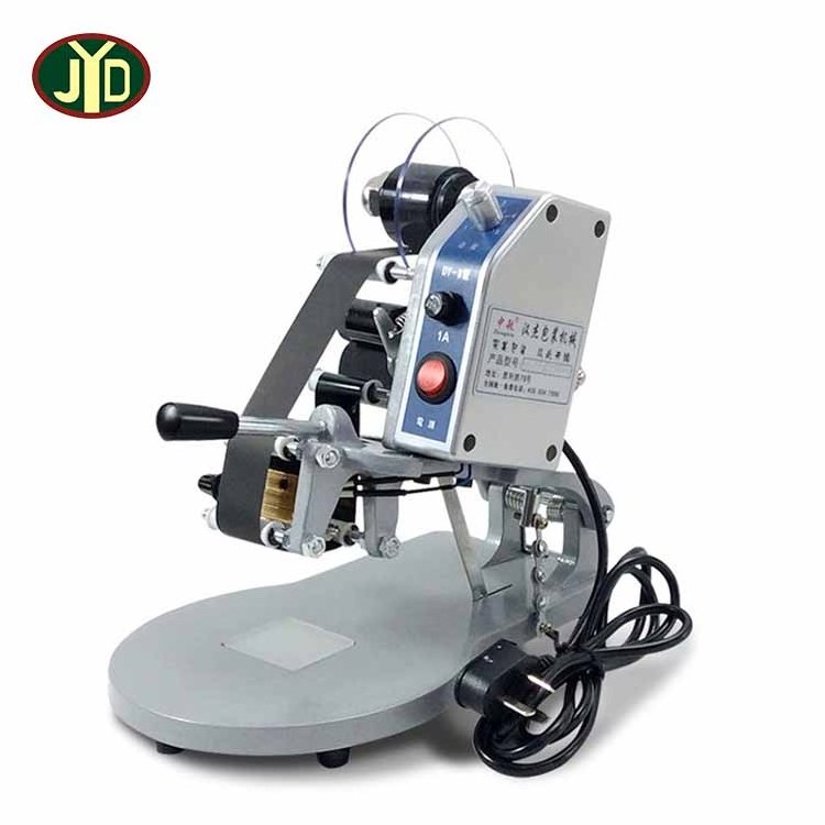 JYD Factory Price Color Ribbon Hot Date Printing Machine Manual Date Printer Date Time Stamp Machine Batch Coding Machine