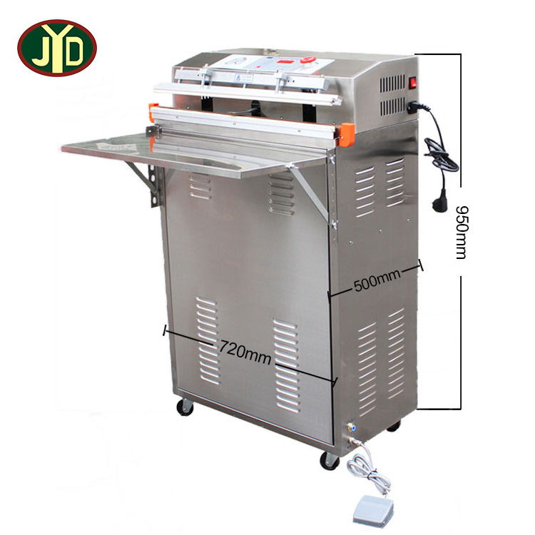 JYD Factory Direct DZ600W Food External Sealer Chicken Fresh Vegetables Vacuum Packing Sealer Machine Air-exhaust Packers