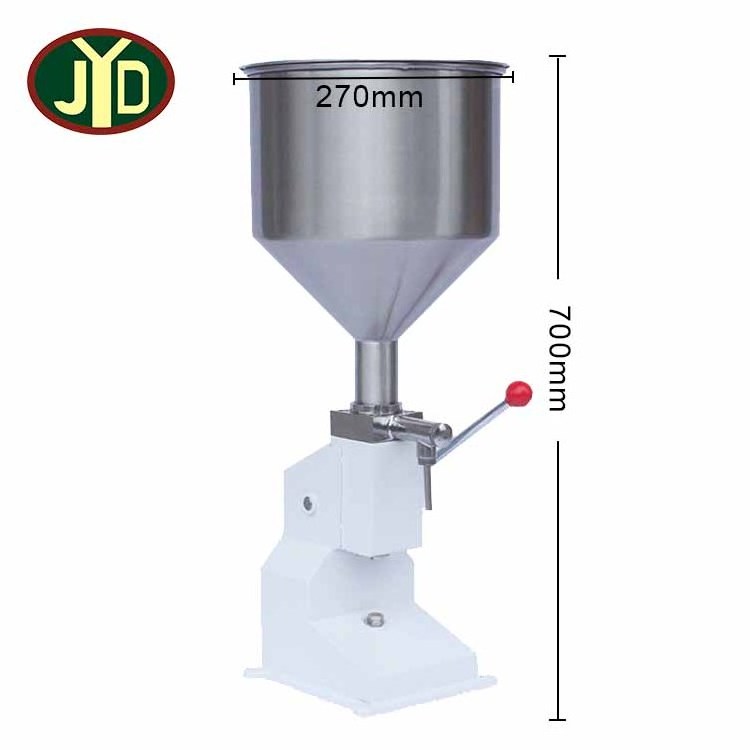 JYD Desktop A03 Manual Liquid Paste Filling Machine Single Head Hand Creams Toothpaste Skincare Oil Milk Dispenser