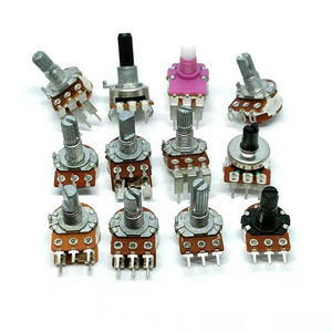 WH148 mixer audio potentiometer stereo adjustable resistance switch potentiometer LED light dimming rotary potentiometer