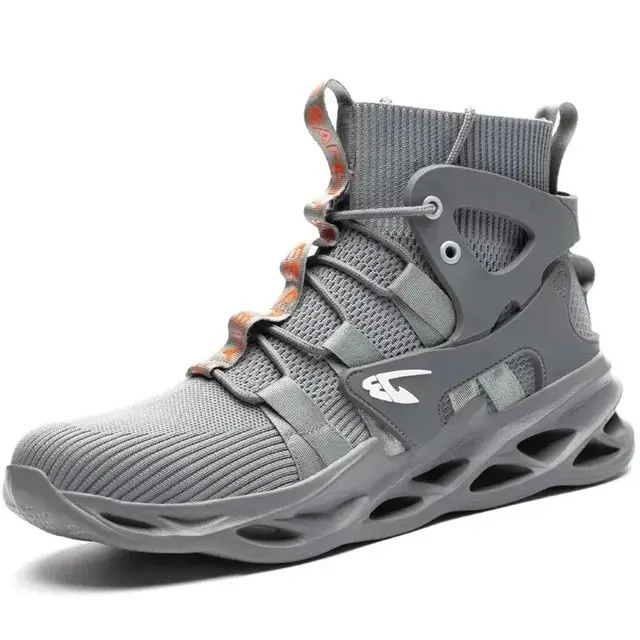 Men's Steel Toe Safety Work Shoes: Lightweight, Puncture-Proof, Indestructible Boots