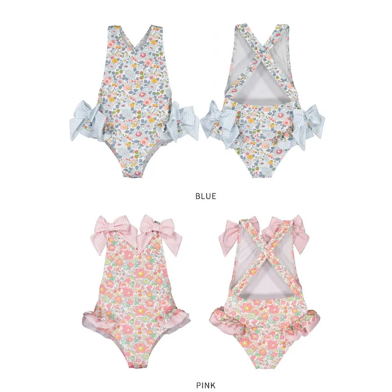 2023 Summer New Baby Girl Swimwear Ins Fashion Children's Fruit Shape Swimsuit Cute Quick-drying Girl's Sling Swimsuits Bikini