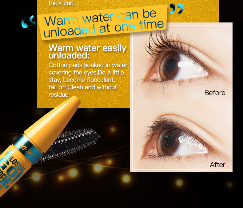 Makeup Mascara Waterproof Thickening Lengthening Curling Silicone Brush Head 4D