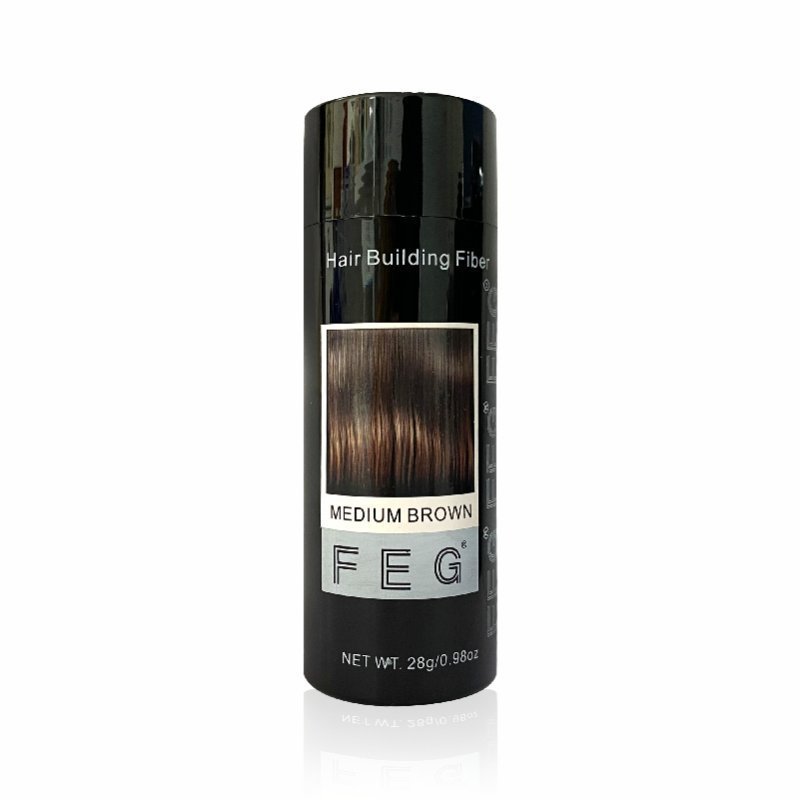 28g FEG Keratin Hair Building Fibers 9 Colors Hair Full thick Hair Loss concealer FIber Spray Applicator for Instantly Fuller