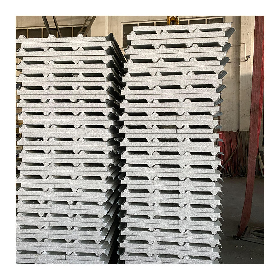 OEM Factory Sip House External Metal Siding Exterior Wall Cladding Pu Panel PIR Sandwich Panels