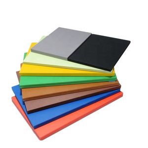 3-30Mm Pvc Board orange red yellow black grey blue glossy surface pvc foam board