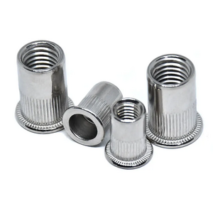 Flat Head Rivet Nut Insert Blind Nut Aluminum Rivet carbon steel rivet nut