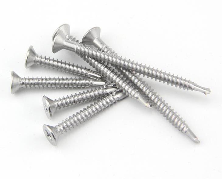 Cross Recessed Countersunk Head Tapping Screws Stainless steel Self Tapping  screws