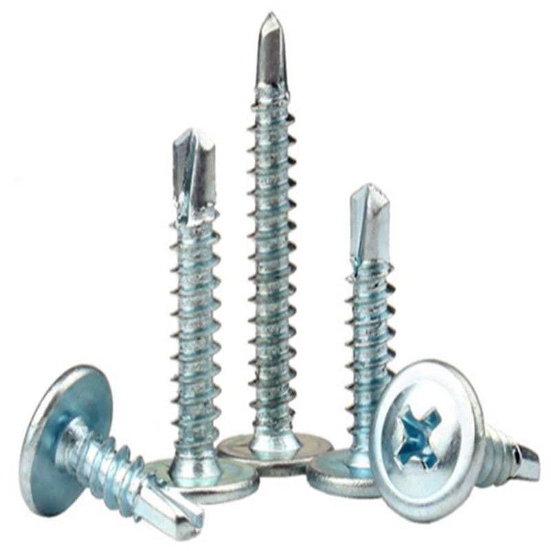 Wholesale Building roofing screw galvanised metal hexagon head tek wood stainless steel hex self drilling screw