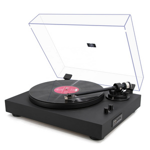 Hifi Vintage LP Bluetooth output Turntable with USB recording with Audio Tech cartridge AT3600 and aluminum platter