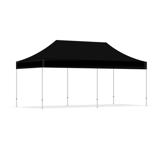 High Quality Aluminum Folding Canopy Tent 10x10 10X20 Heavy Duty All Black Waterproof Gazebo Tent