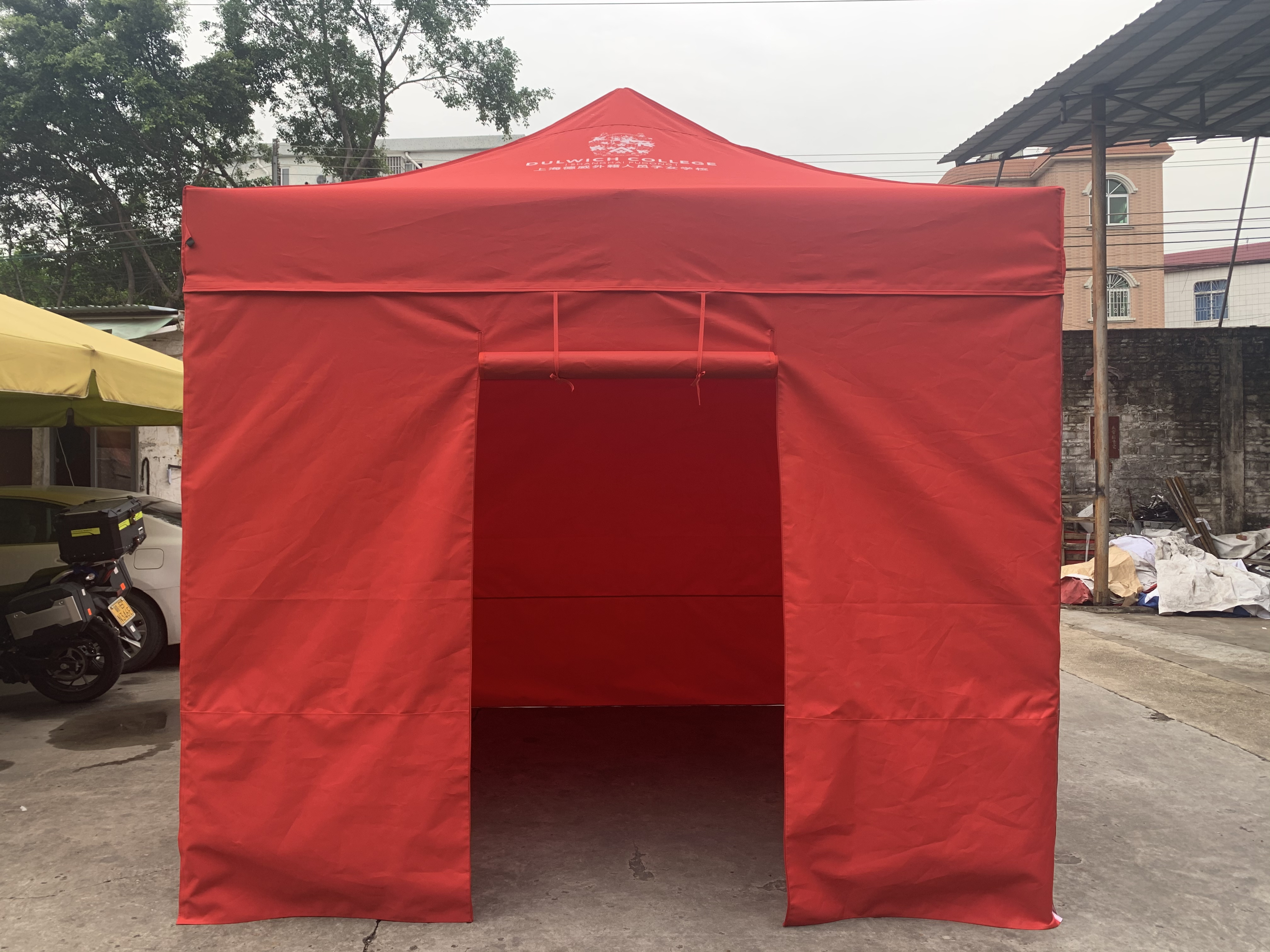 Aluminum Heavy Duty 3X3 Gazebo Tent Outdoor Waterproof With Sides And Door