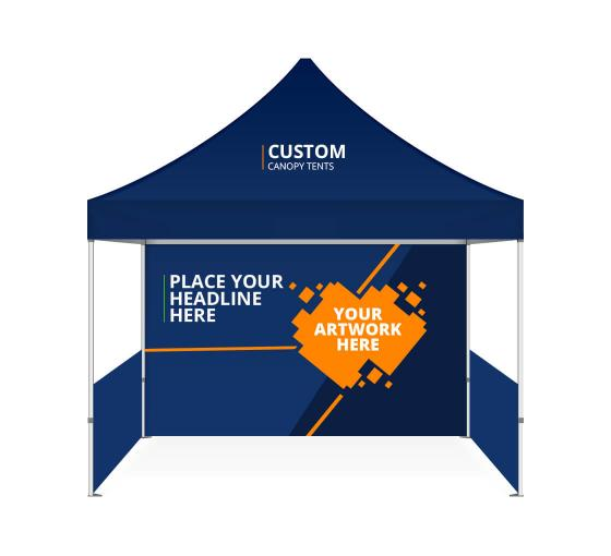 Easy Setup Outdoor Camping 100% Waterproof Custom Pop Up Canopy Tent 10X10 10X20 With Side Walls