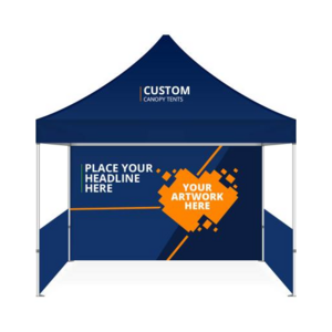 Easy Setup Outdoor Camping 100% Waterproof Custom Pop Up Canopy Tent 10X10 10X20 With Side Walls