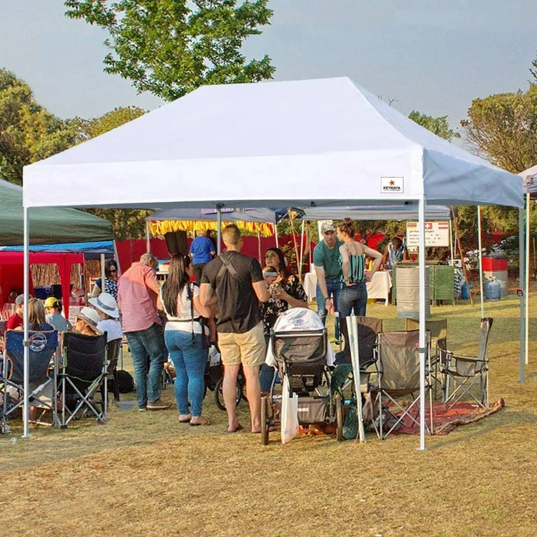 Easy Setup Outdoor Camping 100% Waterproof Custom Pop Up Canopy Tent 10X10 10X20 With Side Walls