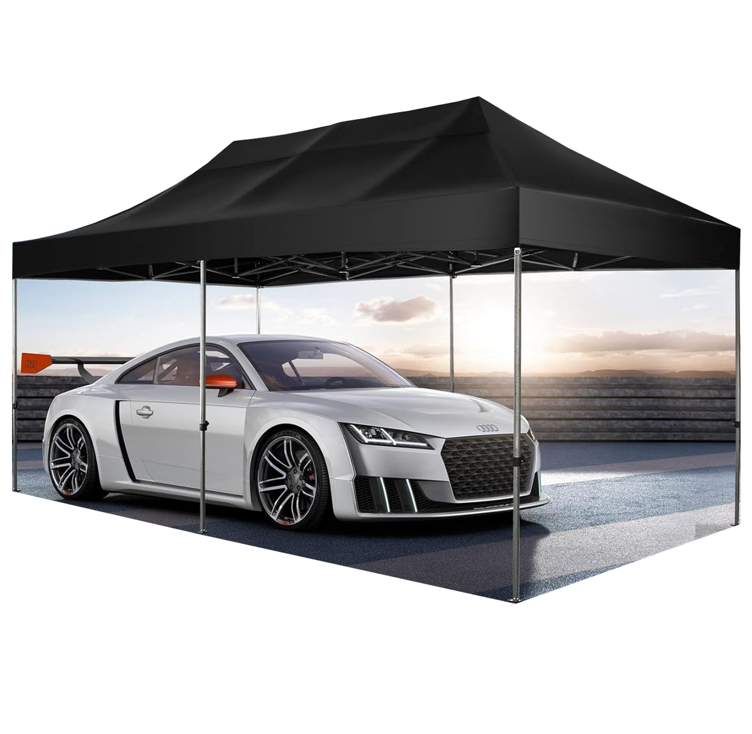 Custom Outdoor Waterproof Portable Pop Up Tent 10X10 Canopy Tents 10X20 For Car Wash Or Parking