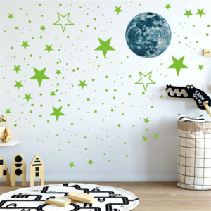 Hot Sale 3D Star Glow Sticker Waterproof Home Decor Stickers for Wall Sticker Decoration Kids Room