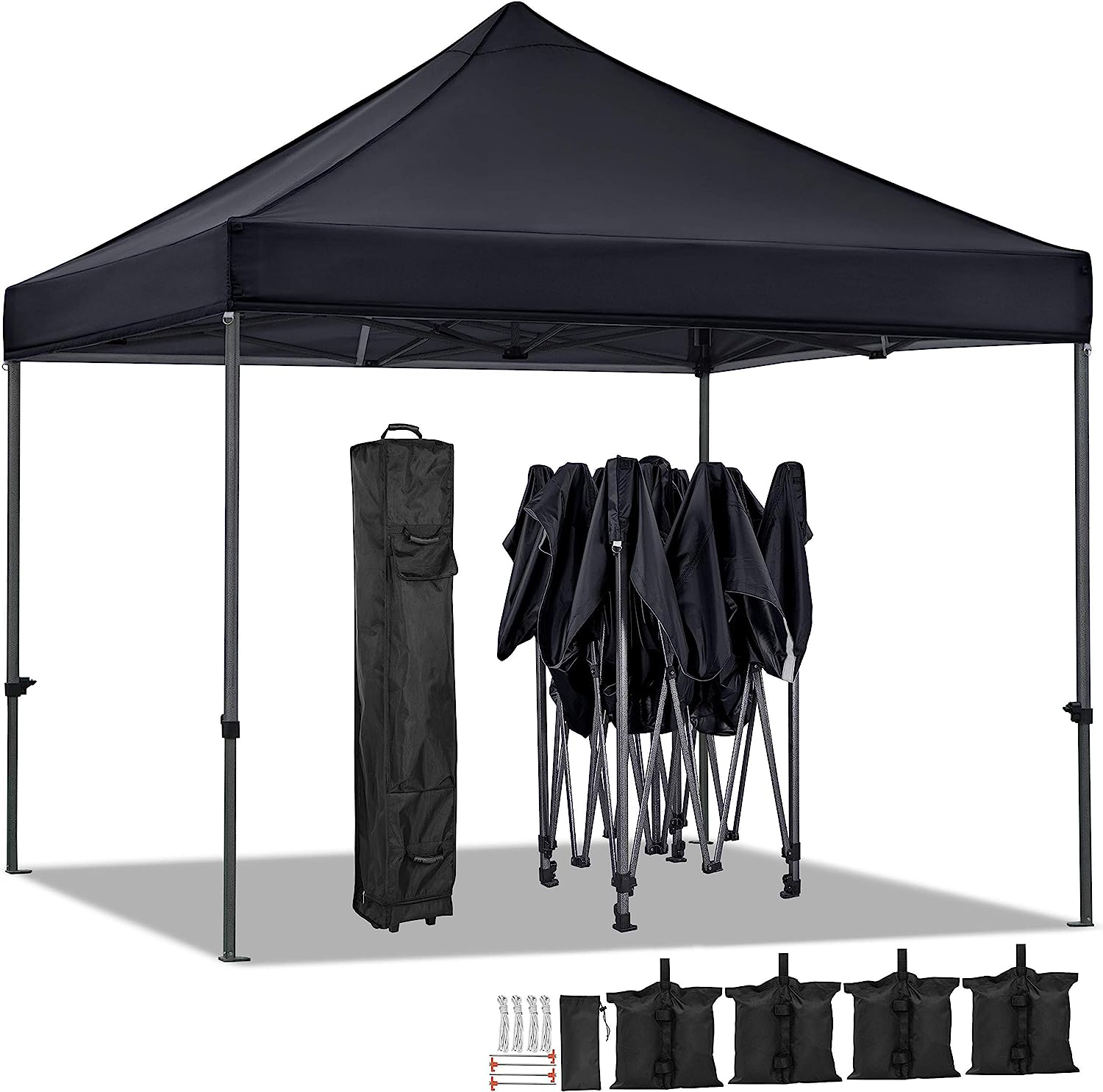 Wholesale Red Blue White Black Canopy Pop Up Tent Steel And Aluminum Gazebo Tent 3X3 3X6 With Walls