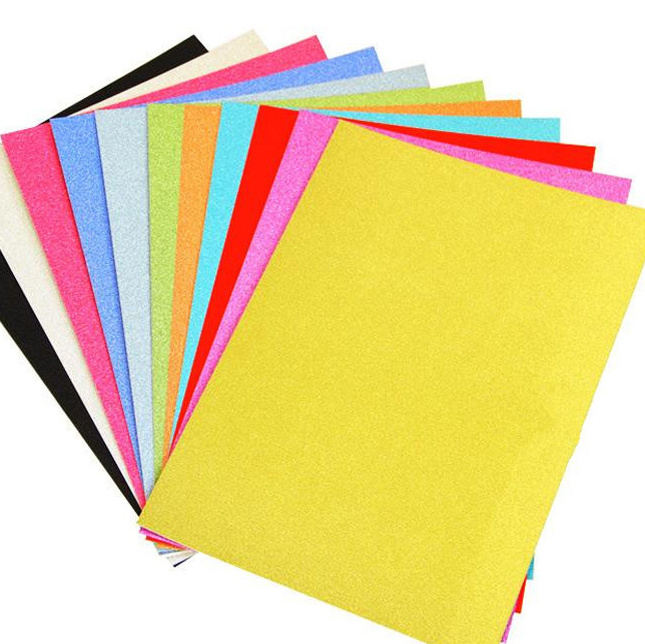 300gsm 12*12 Inch A4 Cardstock Thickness Glitter Paper