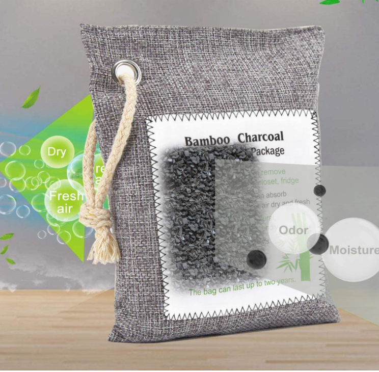 Bamboo Charcoal Bag Air Deodorizer Absorb Eliminate Odor Moisture for Home