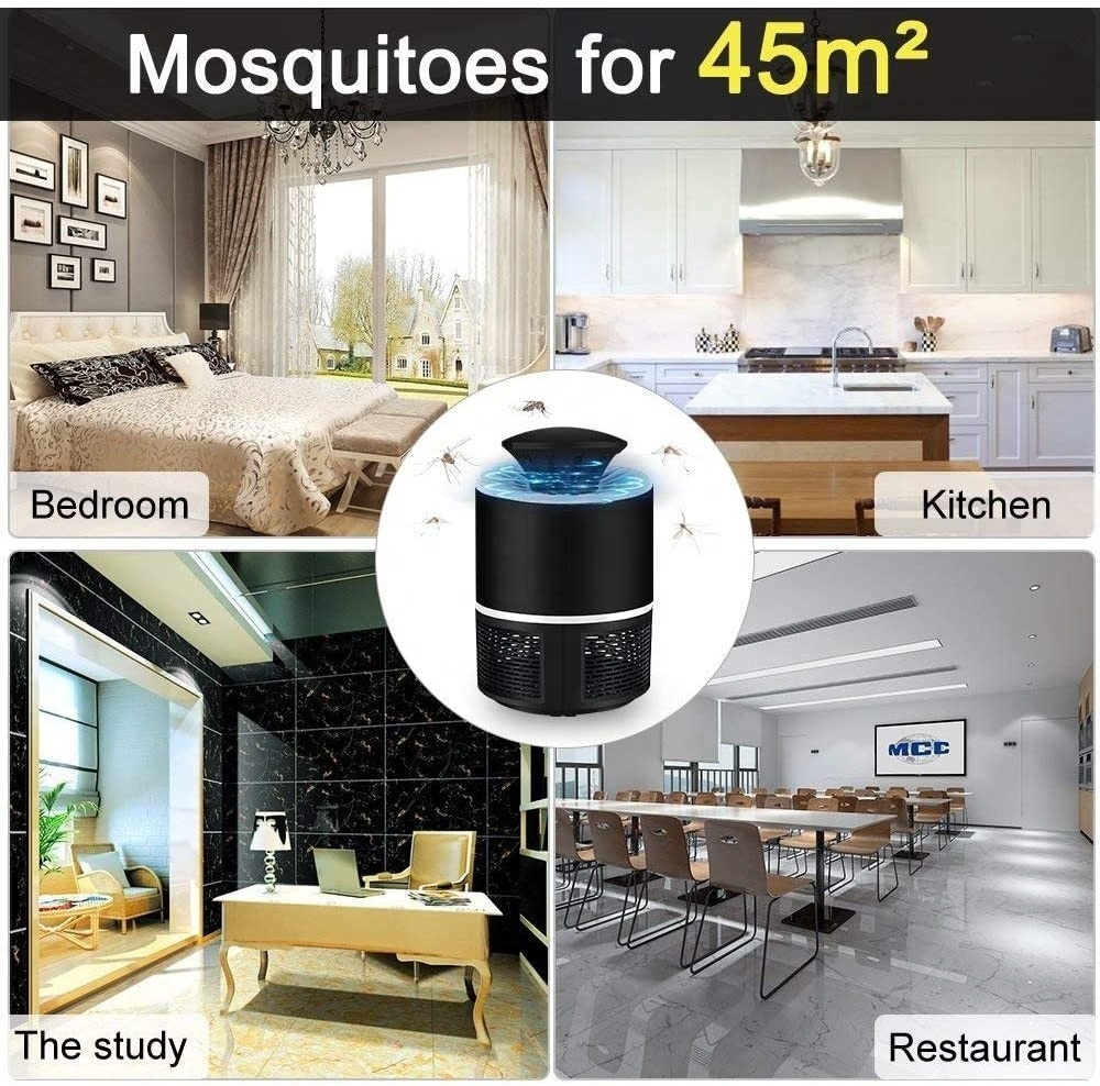 Electric Mosquito Killer lamp, USB UV Lamp Bug Zappers Insect Killer Flies Trap with Trap Lamp for Indoor Home